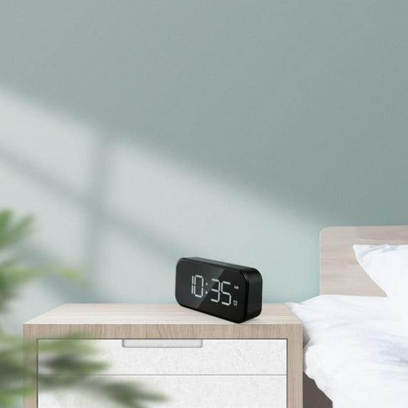 Leonard Smart Clock/ Desk Clock/ Kids Alarm Clocks for Boys Atomic Clock Led Clock Alarm Clock Radio Sunrise Alarm Clock Digital Clock Large Display Digital Alarm Clock with Charging Port