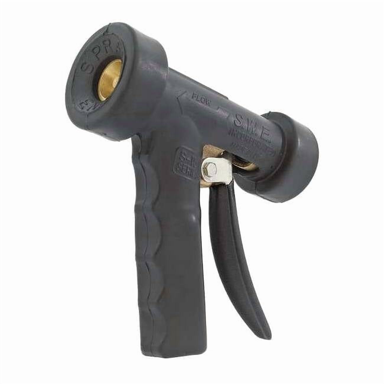 Leonard Valve Spray Hose Nozzle 1/2", 6"L Rubber Cover, Black N-2