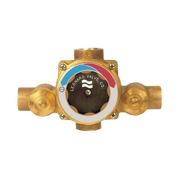 Leonard Valve Mixing Valve,Lead Free Bronze TM-26-LF-RF