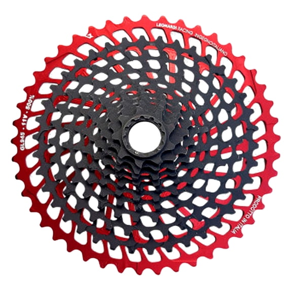Leonardi General Lee 12sp Cassette, 9-50t - Black/Red NLA
