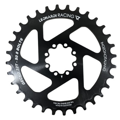 Leonardi S0 8-bolt Direct Mount Ring, 32T - Black