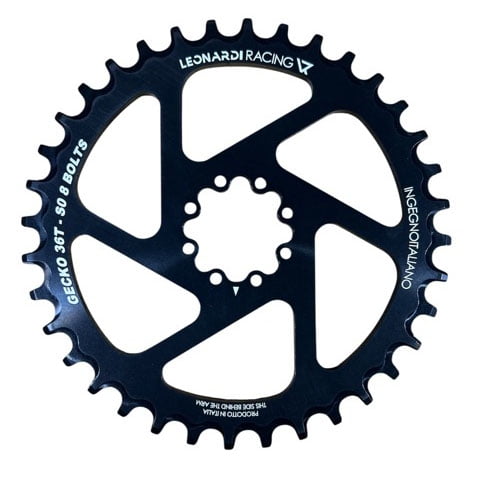 Leonardi S0 8-bolt Direct Mount Ring, 36T - Black