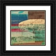 thumbnail image 1 of Leonardo, Bacci 15x15 Black Ornate Wood Framed with Double Matting Museum Art Print Titled - Early Morning on the Enchanted Lagoon II, 1 of 4