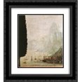 thumbnail image 1 of Leonardo Da Vinci 2x Matted 20x24 Black Ornate Framed Art Print 'Annunciation [detail: 4]', 1 of 2