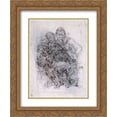 thumbnail image 1 of Leonardo Da Vinci 2x Matted 20x24 Gold Ornate Framed Art Print 'Study of St Anne, Mary and the Christ Child', 1 of 2