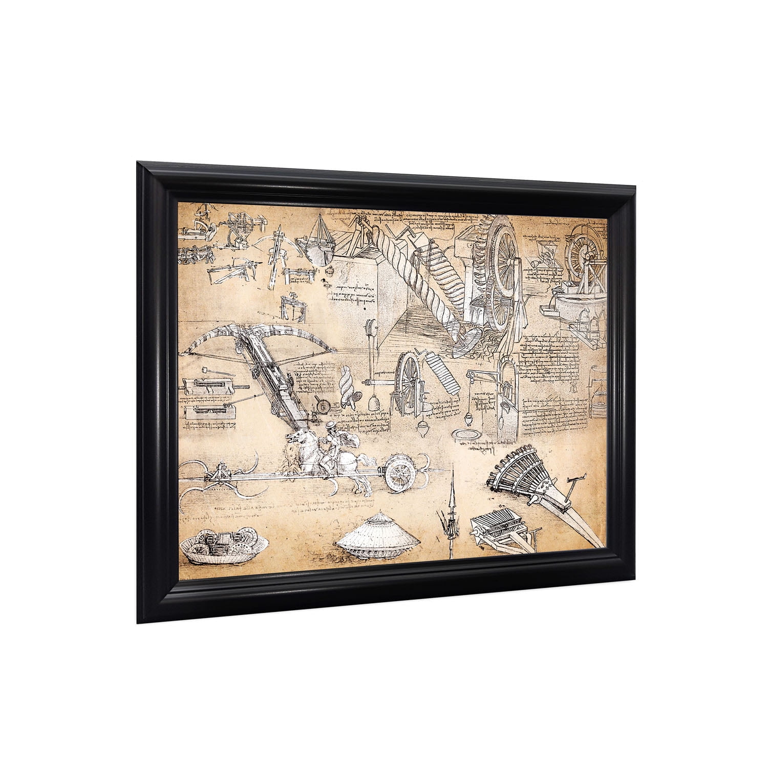Leonardo Da Vinci Inventions Collage, World Famous Wall Art Collections ...