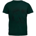 thumbnail image 1 of Leonardo Da Vinci Portrait Mens T Shirt Forest Green LG, 1 of 1