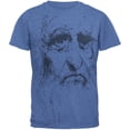 thumbnail image 1 of Leonardo Da Vinci Portrait Mens T Shirt Heather Royal LG, 1 of 1