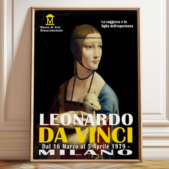 Leonardo Da Vinci Poster - Milan Art Elegance Classic Wall Art For Timelessly Elegant Decor Poster Wall Art