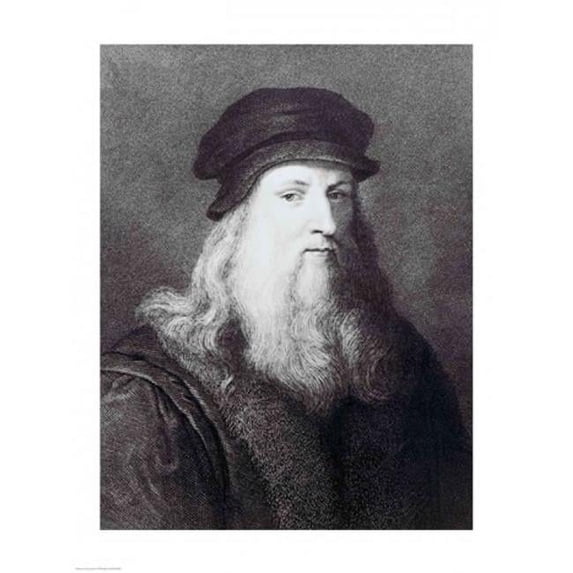 Leonardo Da Vinci Poster Print by Leonardo Da Vinci - 18 x 24 in.