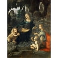 thumbnail image 1 of Leonardo Da Vinci Virgin Of The Rocks Painting Extra Large XL Wall Art Poster Print, 1 of 3