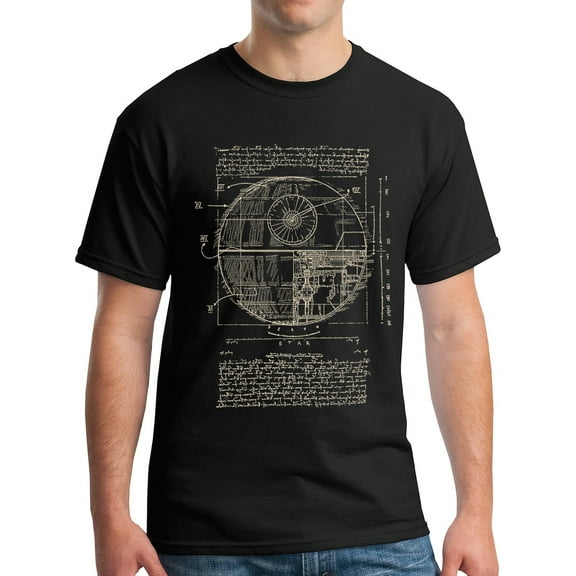Leonardo Da Vinci's Death Star T-Shirt