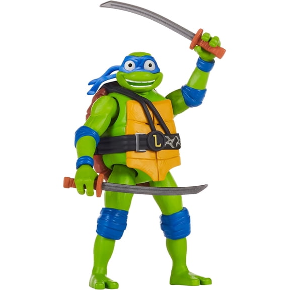 Teenage Mutant Ninja Turtles: Mutant Mayhem 5.5 Leonardo Deluxe Ninja Shouts Figure