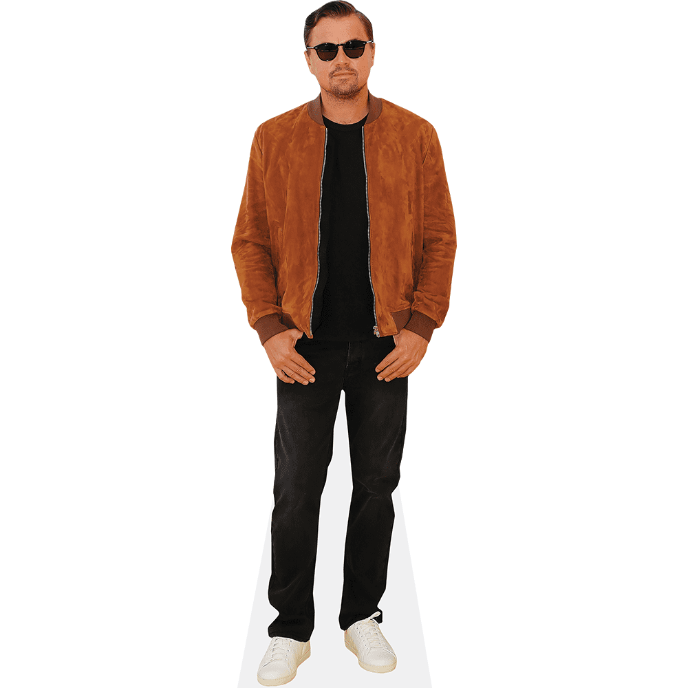 Leonardo DiCaprio (Brown Jacket) Mini Cardboard Cutout Standee