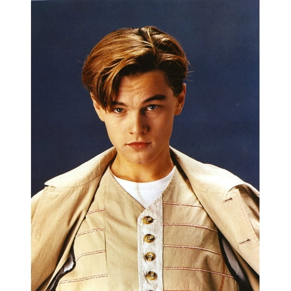 Leonardo Dicaprio Walking wearing Brown Coat Photo Print (24 x 30)