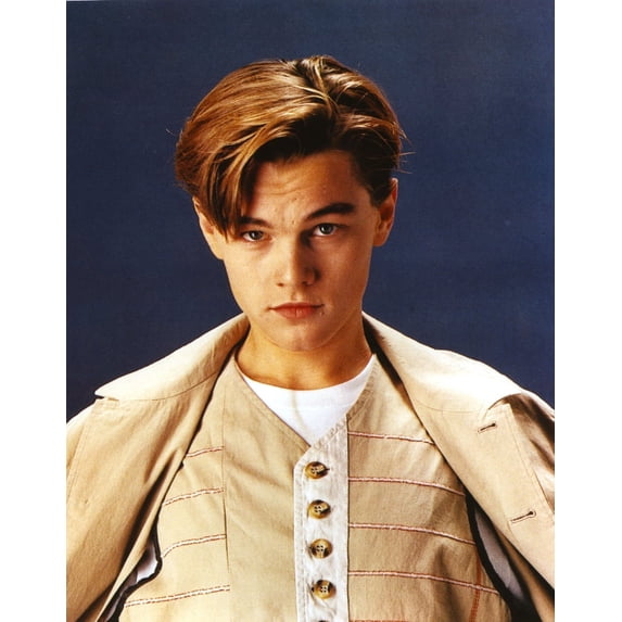 Leonardo Dicaprio Walking wearing Brown Coat Photo Print (8 x 10)