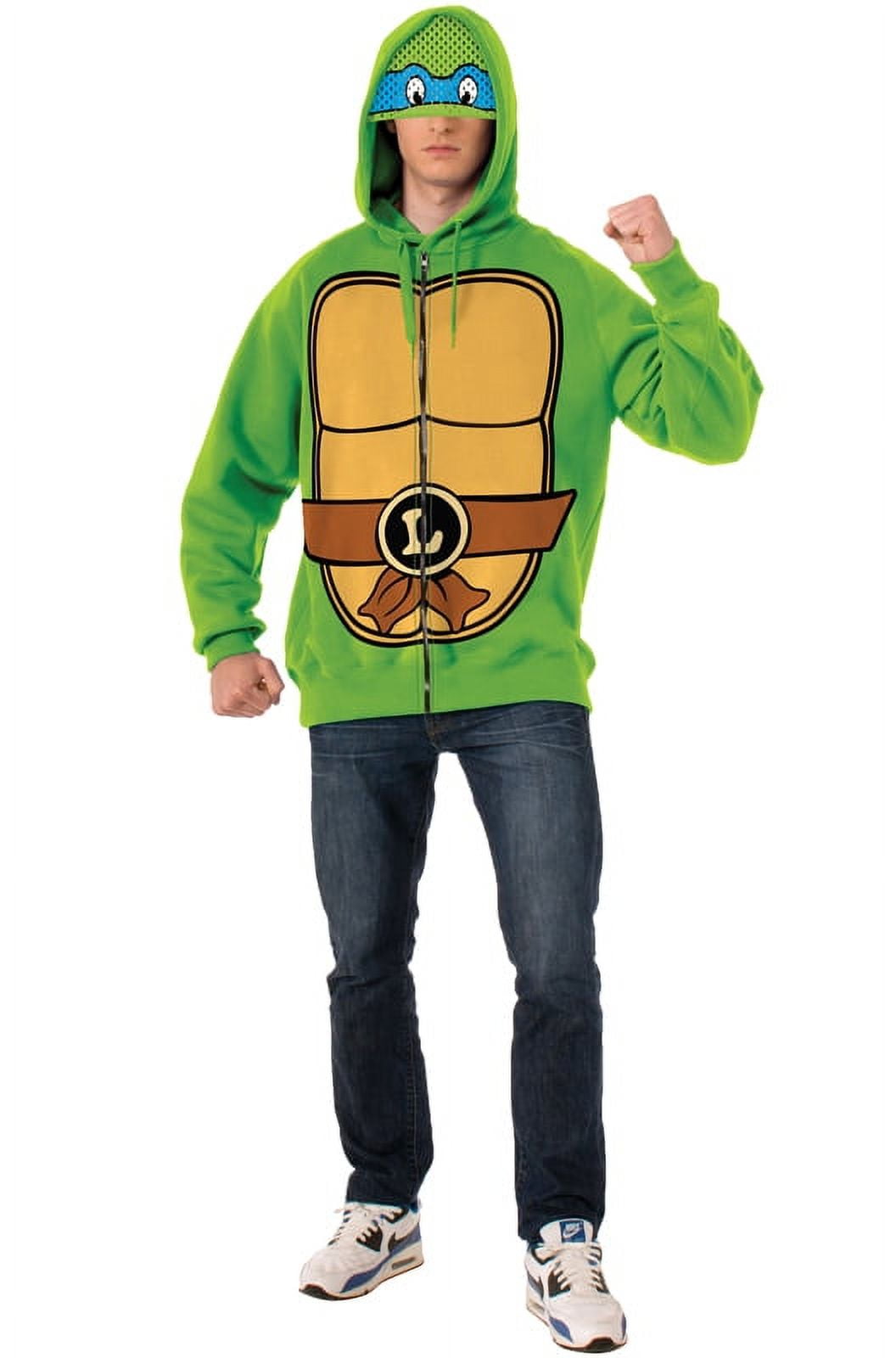  Rubie's Men's Teenage Mutant Ninja Turtles Deluxe Adult Muscle  Chest Leonardo, Green, Standard : Clothing, Shoes & Jewelry