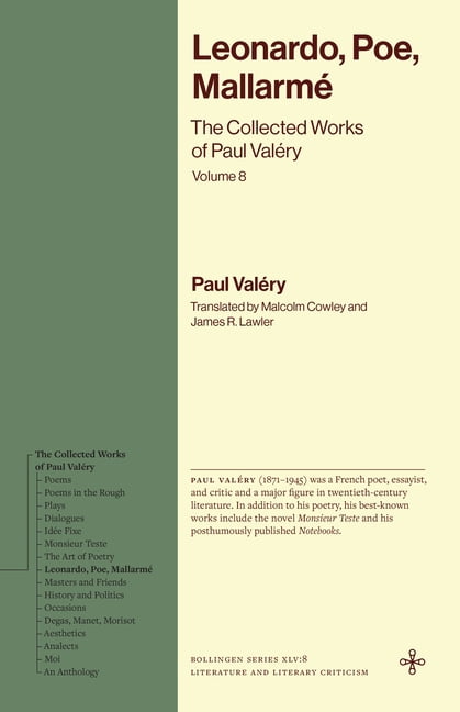 Bollingen Recollections Leonardo, Poe, MallarmÃ©: The Collected Works of Paul ValÃ©ry, Volume 8, (Hardcover)