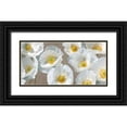 thumbnail image 1 of Leonardo, Sanna 32x18 Black Ornate Wood Framed with Double Matting Museum Art Print Titled - Poppy Arrangement (Taupe), 1 of 4