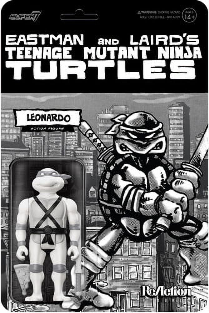 Leonardo 3.75" Black and White TMNT Action Figure