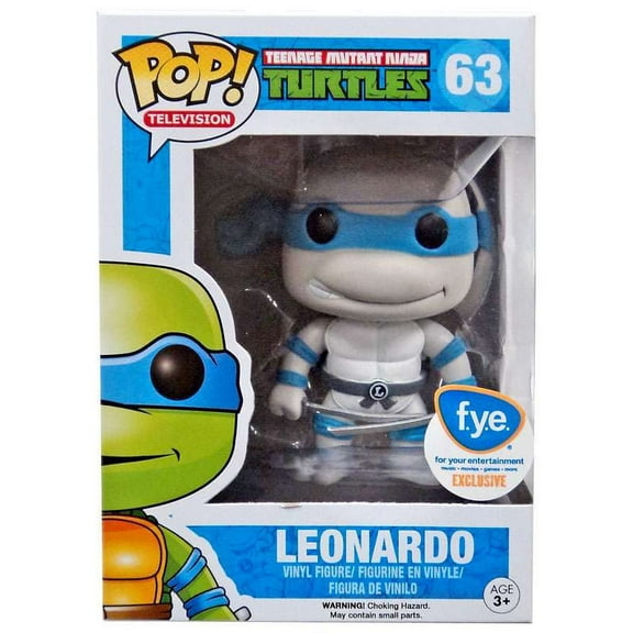 Leonardo Vinyl Figure Black & White Funko POP! Television