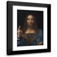 thumbnail image 1 of Leonardo da Vinci 18x24 Black Modern Framed Museum Art Print Titled - Savior of the World (About 1500), 1 of 5