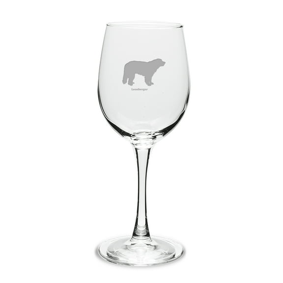 Leonberger 12 oz Classic White Wine Glass