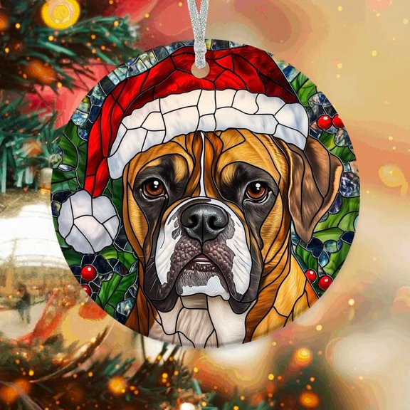 Leonberger Dog Christmas Ornaments, Leonberger Dog Ornament, Leonberger Dog Christmas Dcor, Xmas Decorations 3BRMZI