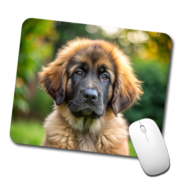 Leonberger Dog Puppy Photo Mouse Pad Low Profile Gaming Mat