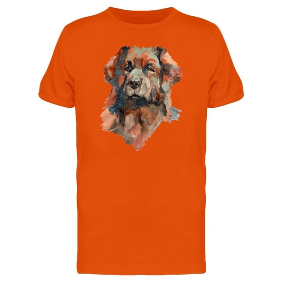Leonberger Head Painting Tee Men's -Image by Shutterstock