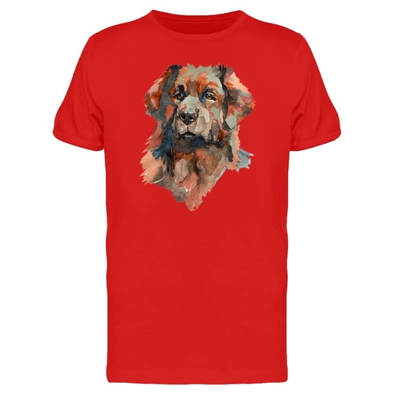 Leonberger Head Painting Tee Men's -Image by Shutterstock