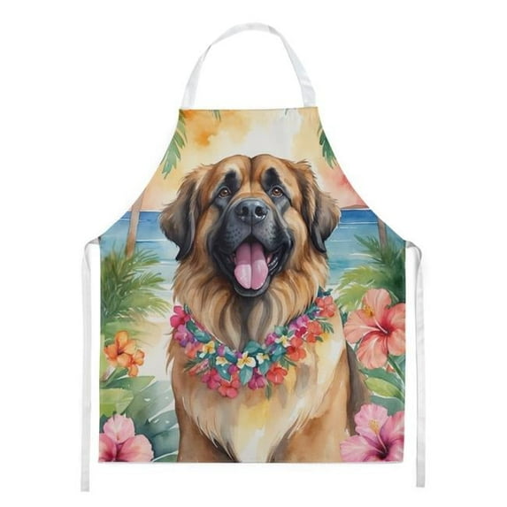 Leonberger Luau Apron 27 in x 30 in