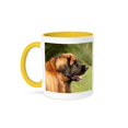 thumbnail image 1 of 3dRose, Leonberger Portrait, 11oz Two-Tone Yellow Mug, 1 of 7