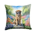 thumbnail image 1 of Leonberger Spring Path Throw Pillow 14 in x 14 in, 1 of 4