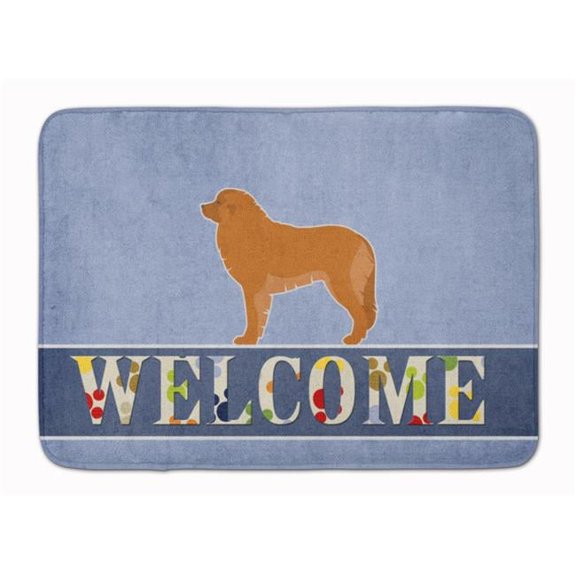 Leonberger Welcome Machine Washable Memory Foam Mat