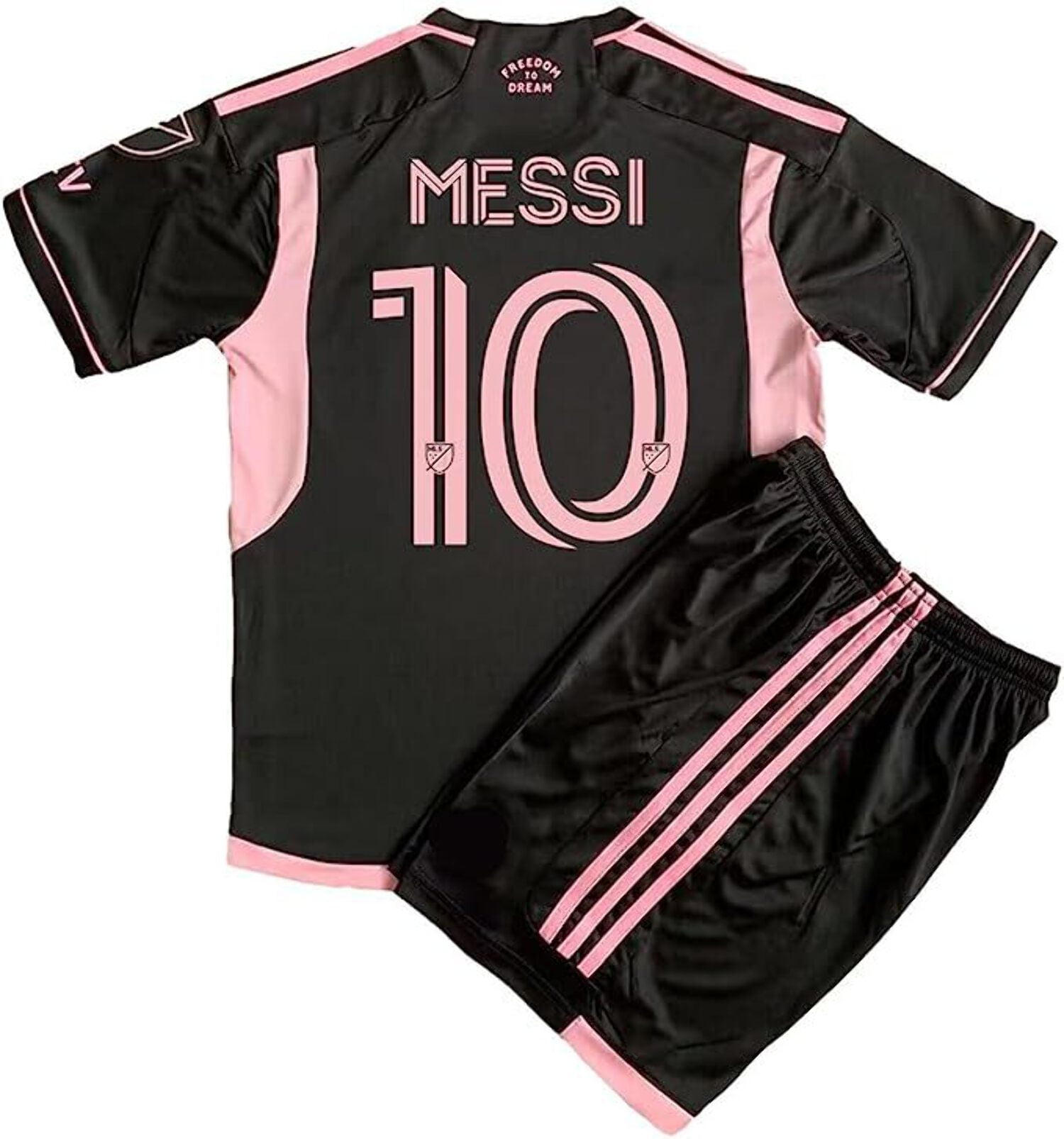 Soccerwe Football Star Doll Inter Miami CF Player Figures 10# Lionel Messi  Dolls Pink Kit 2023 Season-soccerwe