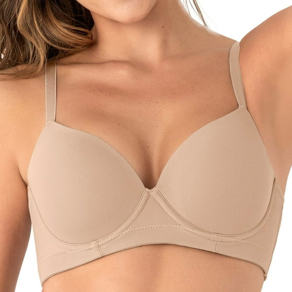 LeSensuel Full Coverage T Shirt Bra with Underwire - Back Smoothing Bras for Women