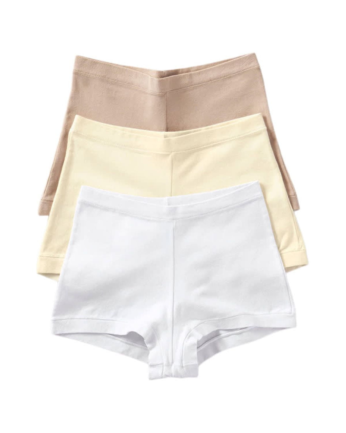 Leonisa Basics Simply Comfortable 3Pack Stretch Cotton Boyshort
