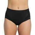 thumbnail image 1 of Leonisa Compression High Cut Underwear for Women - Seamless Tummy Control Panty Shaper Black, 1 of 7
