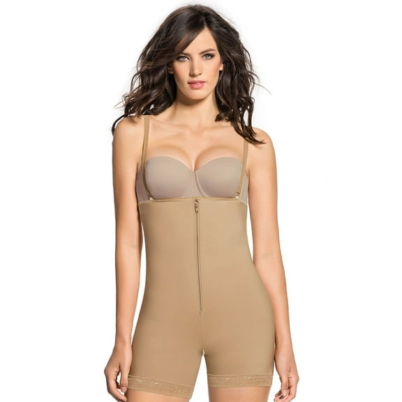 Leonisa Strapless Bodysuit Shaper Short with Booty Lifter 018486