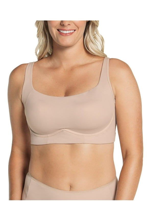 Wireless Support Bra 091054 - Light Beige, Size Small 50