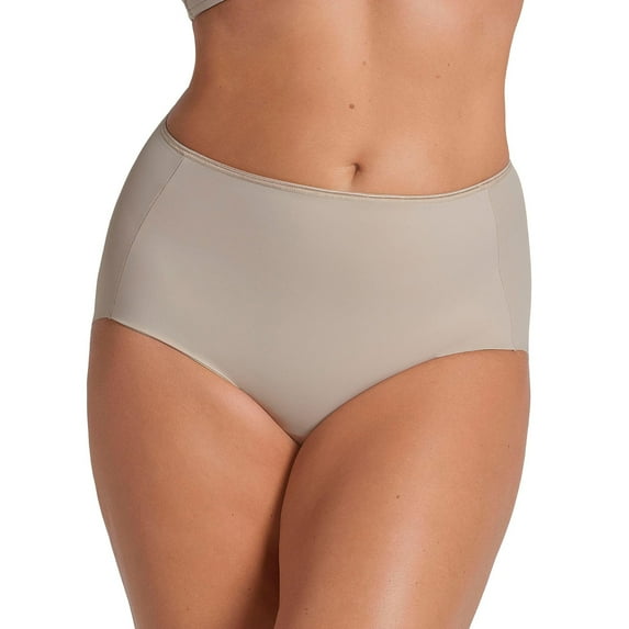 Leonisa Women's Perfect Fit High Waisted Seamless Hipster Panty, Light Brown M