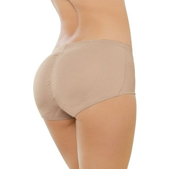 Leonisa Womens Seamless Tummy Control Rear Lifting Panty Shaper Beige XL New