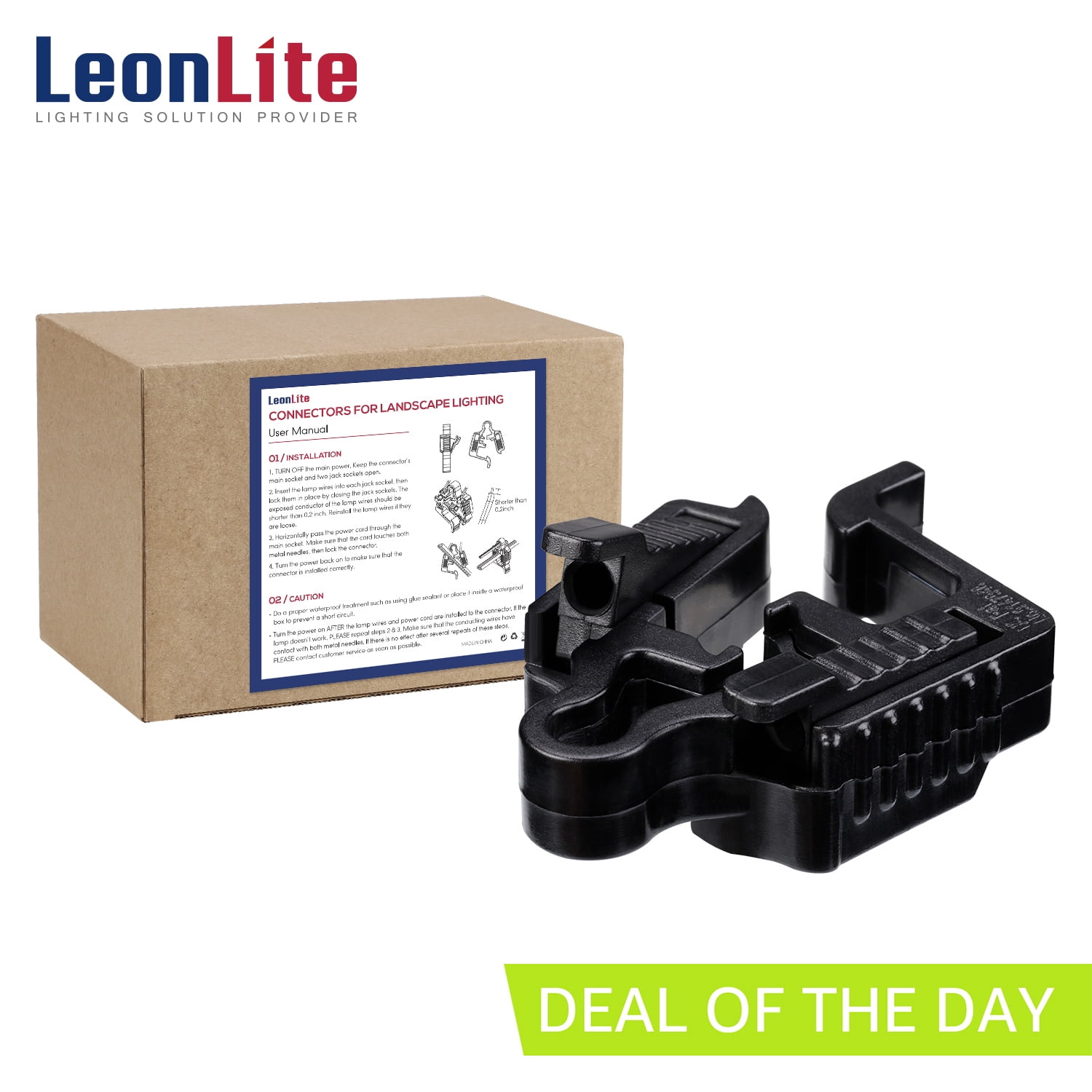 Leonlite Low Voltage Landscape Lighting Wire Connectors, Landscape