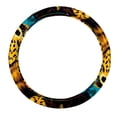 thumbnail image 1 of Leopard 14.5 Inch Printing PVC Leather Auto Accessories Car Wheel Cover Steering Wheel Covers, 1 of 6