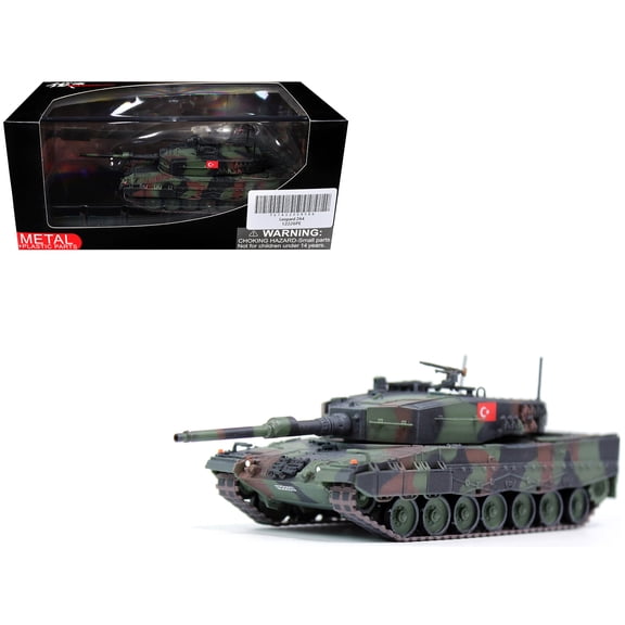 Leopard 2A4 Main Battle Tank "Turkey-Syria Border" (2016) Turkish Army 1/72 Diecast Model by Panzerkampf