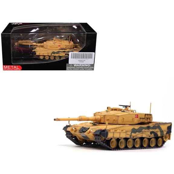 Leopard 2A4 Main Battle Tank "Turkey-Syrian Border" (2016) Turkish Army "Armor Premium" Series 1/72 Diecast Model by Panzerkampf