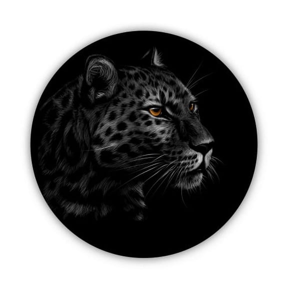 Leopard - 3" Vinyl Sticker - For Car Laptop I-Pad Phone Helmet Hard Hat - Waterproof Decal