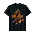 thumbnail image 1 of Leopard And Buffalo Plaid I'm The Fun Witch Halloween T-Shirt, 1 of 5