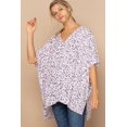 thumbnail image 1 of Leopard And Letter Printed Knit Top One Size, 1 of 8